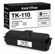 Compatible Kyocera TK110 Negro Cartucho de Toner 1T02FV0DE0 / 1T02FV0DE1 para FS-1016 MFP / FS-1116 MFP / FS-720 / FS-820 / FS-920