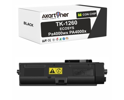 Compatible Kyocera TK1260 Negro Cartucho de Toner 1T0C150NL0 para Kyocera ECOSYS PA4000wx / PA4000x