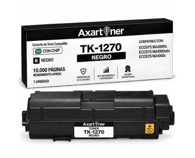 Compatible Kyocera TK1270 Negro Cartucho de Toner 1T0C140NL0 para Kyocera ECOSYS MA4000fx / MA4000wifx / MA4000x