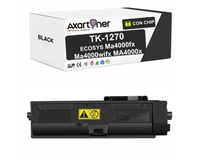 Compatible Kyocera TK1270 Negro Cartucho de Toner 1T0C140NL0 para Kyocera ECOSYS MA4000fx / MA4000wifx / MA4000x