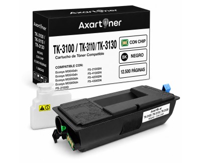 Compatible Kyocera TK3100 Negro Cartucho de Toner 1T02MS0NL0 para Ecosys M3040dn M3540dn M3550idn M3560idn FS2100d FS2100dn FS4100dn FS4200dn FS4300dn