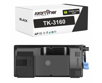 Compatible Kyocera TK3160 Negro Cartucho de Toner 1T02T90NL0 / TK-3160 para Ecosys M3145 M3645 M3860 P3045 P3050 P3055 P3060 P3145 P3150 P3155 P3260