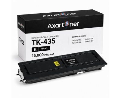 Compatible Kyocera TK435 Negro Cartucho de Toner 1T02KH0NL0 / TK-435 para TASKalfa 180, 181, 220, 221