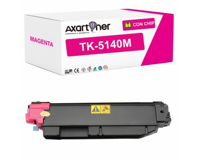 Compatible Kyocera TK5140 Magenta Cartucho de Toner 1T02NRBNL0 / TK-5140M para Kyocera ECOSYS M6030cdn M6530cdn P6130cdn
