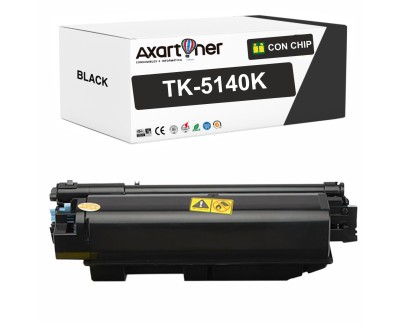 Compatible Kyocera TK5140 Negro Cartucho de Toner 1T02NR0NL0 / TK-5140K para Kyocera ECOSYS M6030cdn M6530cdn P6130cdn