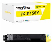 Compatible Kyocera TK5150 Amarillo Cartucho de Toner 1T02NSANL0 TK-5150 para Ecosys M6035cidn, M6535cidn, P6035cdn