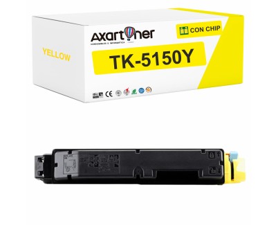 Compatible Kyocera TK5150 Amarillo Cartucho de Toner 1T02NSANL0 TK-5150 para Ecosys M6035cidn, M6535cidn, P6035cdn