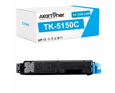 Compatible Kyocera TK5150 Cyan Cartucho de Toner 1T02NSCNL0 TK-5150 para Ecosys M6035cidn, M6535cidn, P6035cdn