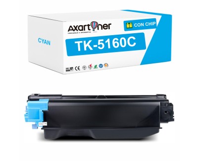 Compatible Kyocera TK5160 Cyan Cartucho de Toner 1T02NTCNL0 / TK5160C para ECOSYS P7040cdn