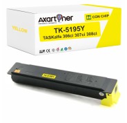 Compatible Kyocera TK5195 Amarillo Cartucho de Toner 1T02R4ANL0 / TK-5195Y para TasKalfa 306ci, 307ci, 308ci