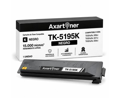 Compatible Kyocera TK5195 Negro Cartucho de Toner 1T02R40NL0 / TK-5195K para TasKalfa 306ci, 307ci, 308ci