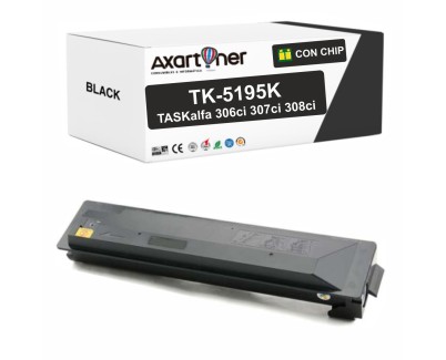 Compatible Kyocera TK5195 Negro Cartucho de Toner 1T02R40NL0 / TK-5195K para TasKalfa 306ci, 307ci, 308ci