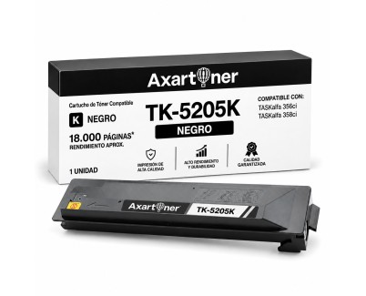 Compatible Kyocera TK5205 Negro Cartucho de Toner 1T02R50NL0 / TK-5205K para TASKalfa 356ci, 358ci