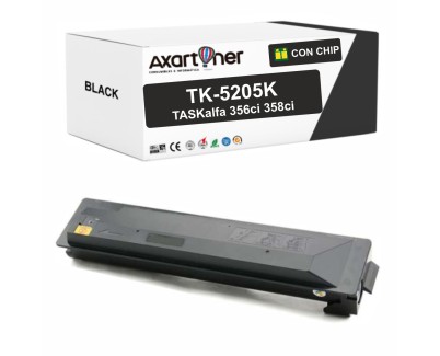 Compatible Kyocera TK5205 Negro Cartucho de Toner 1T02R50NL0 / TK-5205K para TASKalfa 356ci, 358ci