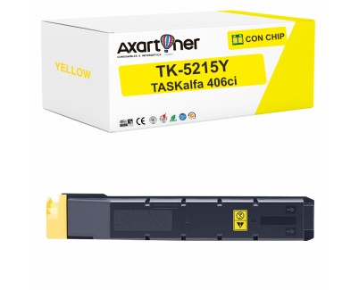 Compatible Kyocera TK5215 Amarillo Cartucho de Toner 1T02R6ANL0 / TK5215Y para Kyocera TASKalfa 406ci