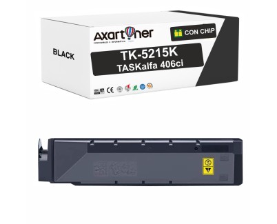 Compatible Kyocera TK5215 Negro Cartucho de Toner 1T02R60NL0 / TK-5215 para Kyocera TASKalfa 406ci