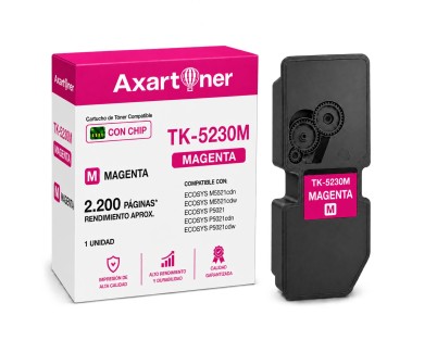 Compatible Kyocera TK5220 / TK5230 Magenta Cartucho de Toner 1T02R9BNL1 / 1T02R9BNL0 / TK5220M / TK5230M para Ecosys M5521cdn M5521cdw P5021 P5021cdn P5021cdw