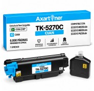 Compatible Kyocera TK5270 Cyan Cartucho de Toner 1T02TVCNL0 / TK5270C para Kyocera Ecosys M6230cidn M6630cidn P6230cdn