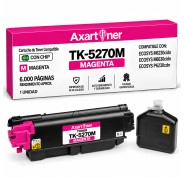 Compatible Kyocera TK5270 Magenta Cartucho de Toner 1T02TVBNL0 / TK5270M para Kyocera Ecosys M6230cidn M6630cidn P6230cdn
