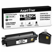 Compatible Kyocera TK5270 Negro Cartucho de Toner 1T02TV0NL0 / TK5270K para Kyocera Ecosys M6230cidn M6630cidn P6230cdn