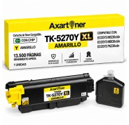 Compatible Kyocera TK5270 XL Amarillo Cartucho de Toner 1T02TVBNL0 / TK5270Y para Kyocera Ecosys M6230, M6630, P6230