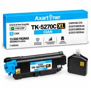 Compatible Kyocera TK5270 XL Cyan Cartucho de Toner 1T02TVCNL0 / TK5270C para Kyocera Ecosys M6230, M6630, P6230