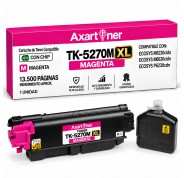 Compatible Kyocera TK5270 XL Magenta Cartucho de Toner 1T02TVBNL0 / TK5270M para Kyocera Ecosys M6230, M6630, P6230