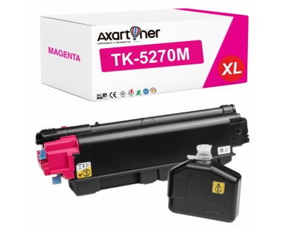 Compatible Kyocera TK5270 XL Magenta Cartucho de Toner 1T02TVBNL0 / TK5270M para Kyocera Ecosys M6230, M6630, P6230