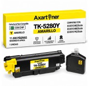 Compatible Kyocera TK5280 Amarillo Cartucho de Toner 1T02TWANL0 / TK5280Y para Kyocera Ecosys M6235cidn M6635cidn P6235cdn
