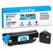Compatible Kyocera TK5280 Cyan Cartucho de Toner 1T02TWCNL0 / TK5280C para Kyocera Ecosys M6235cidn M6635cidn P6235cdn