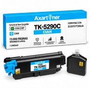 Compatible Kyocera TK5290 Cyan Cartucho de Toner 1T02TXCNL0 / TK-5290C para Kyocera Ecosys P7240 cdn