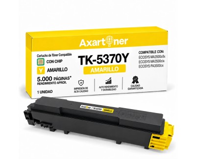 Compatible Kyocera TK5370 Amarillo Cartucho de Toner 1T02YJANL0 / TK5370Y para ECOSYS MA3500cix / MA3500cifx / PA3500cx