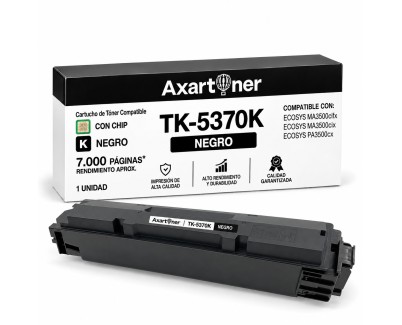 Compatible Kyocera TK5370 Negro Cartucho de Toner 1T02YJ0NL0 / TK5370K para ECOSYS MA3500cix / MA3500cifx / PA3500cx