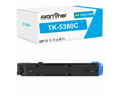 Compatible Kyocera TK5380 Cyan Cartucho de Toner 1T02Z0CNL0 / TK-5380C para ECOSYS MA4000cifx / MA4000cix / PA4000cx