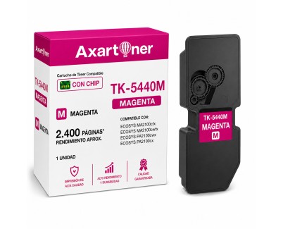Compatible Kyocera TK5440 / TK5430 Magenta Cartucho de Toner 1T0C0ABNL0 / TK5440M / TK5430M para Ecosys MA2100cfx / MA2100cwfx / PA2100cx / PA2100cwx