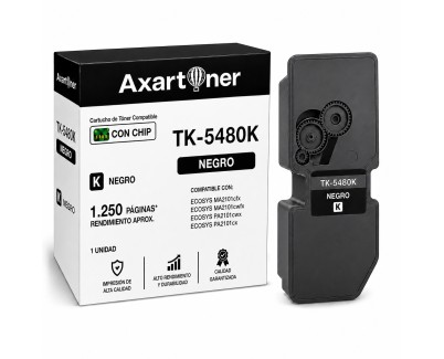Compatible Kyocera TK5480 Negro Cartucho de Toner 1T0C220NL0 / TK-5480K para Kyocera ECOSYS MA2101cfx / MA2101cwfx / PA2101cwx / PA2101cx
