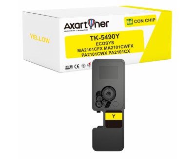 Compatible Kyocera TK5490 Amarillo Cartucho de Toner 1T0C22ANL1 / TK-5490Y para Kyocera ECOSYS MA2101cfx / MA2101cwfx / PA2101cwx / PA2101cx