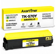 Compatible Kyocera TK570 Amarillo Cartucho de Toner 1T02HGAEU0 / TK-570Y para ECOSYS P7035cdn, FS-C5400DN