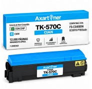Compatible Kyocera TK570 Cyan Cartucho de Toner 1T02HGCEU0 / TK-570C para ECOSYS P7035cdn, FS-C5400DN