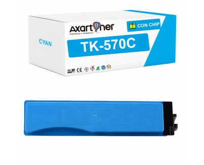 Compatible Kyocera TK570 Cyan Cartucho de Toner 1T02HGCEU0 / TK-570C para ECOSYS P7035cdn, FS-C5400DN