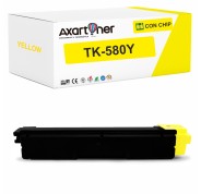 Compatible Kyocera TK580 Amarillo Cartucho de Toner 1T02KTANL0 / TK-580Y para Kyocera FS-C5150DN, Ecosys P6021cdn