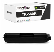 Compatible Kyocera TK580 Negro Cartucho de Toner 1T02KT0NL0 / TK-580K para Kyocera FS-C5150DN, Ecosys P6021cdn