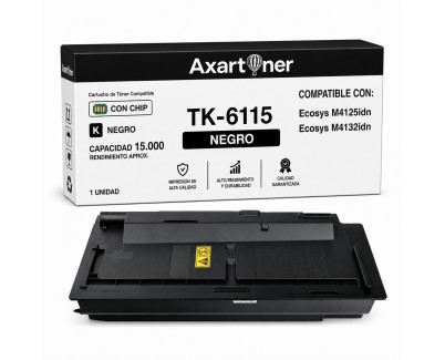 Compatible Kyocera TK6115 Negro Cartucho de Toner TK-6115 / 1T02P10NL0 para Kyocera Ecosys M4125idn / M4132idn
