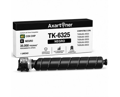 Compatible Kyocera TK6325 Negro Cartucho de Toner 1T02NK0NL0 para TASKalfa 4002i 5002i 5003i 6002i 6003i