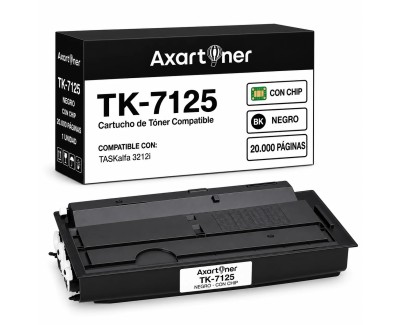 Compatible Kyocera TK7125 Negro Cartucho de Toner 1T02V70NL0 / TK-7125 para Kyocera TASKalfa 3212i