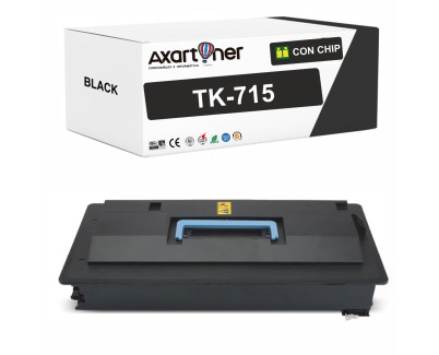 Compatible Kyocera TK715 Negro Cartucho de Toner 1T02GR0EU0 TK-715 para Kyocera KM3050 KM4050 KM5050