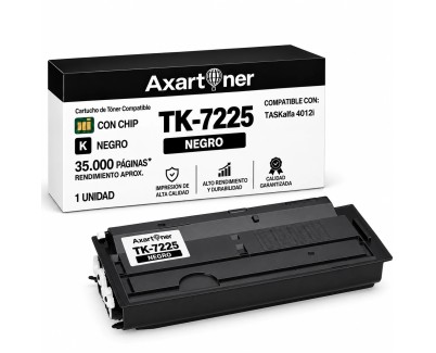 Compatible Kyocera TK7225 Negro Cartucho de Toner 1T02V60NL0 TK-7225 para Kyocera TASKalfa 4012i