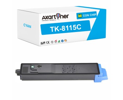 Compatible Kyocera TK8115 Cyan Cartucho de Toner 1T02P3CNL0 / TK-8115C para Kyocera Ecosys M8124cidn / M8130cidn