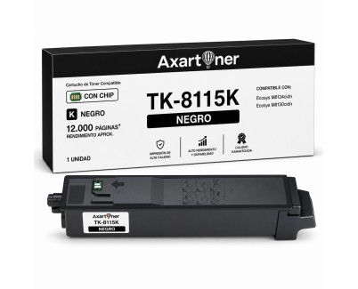 Compatible Kyocera TK8115 Negro Cartucho de Toner 1T02P30NL0 / TK-8115K para Kyocera Ecosys M8124cidn / M8130cidn