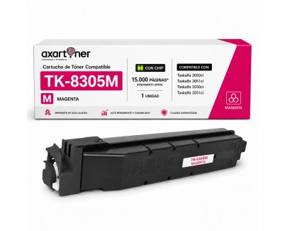 Compatible Kyocera TK8305 Magenta Cartucho de Toner 1T02LKBNL0 / TK8305M para TASKalfa 3050ci, 3051ci, 3550ci, 3551ci